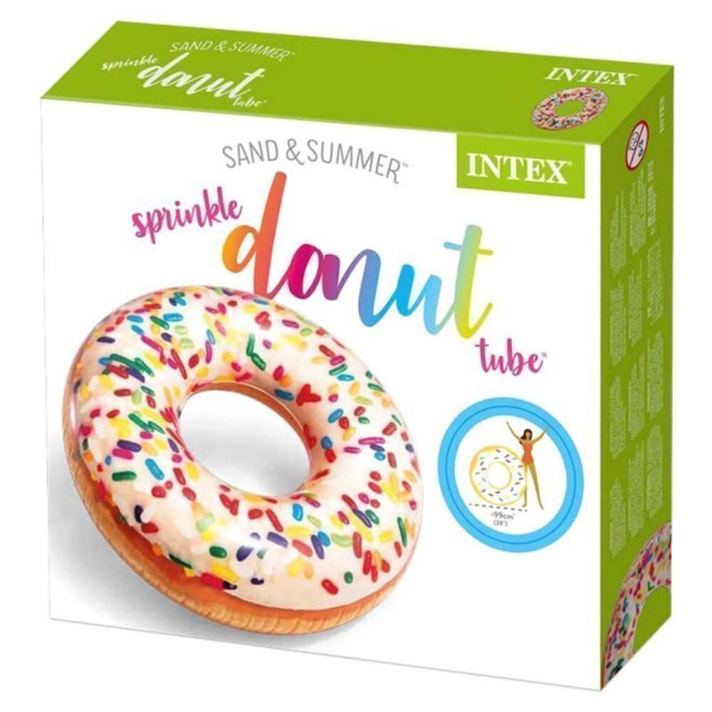NIB - Intex Sprinkle Doughnut Pool Float Tube 39"